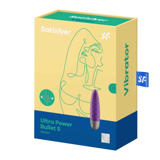 Satisfyer Ultra Power Bullet 5 - Rechargeable, waterproof vibrator (violet)
