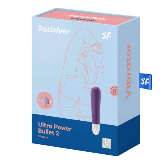 Satisfyer Ultra Power Bullet 2 - Rechargeable, waterproof vibrator (purple)