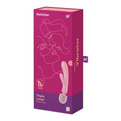   Satisfyer Triple Lover - G-spot and massaging vibrator (pink)