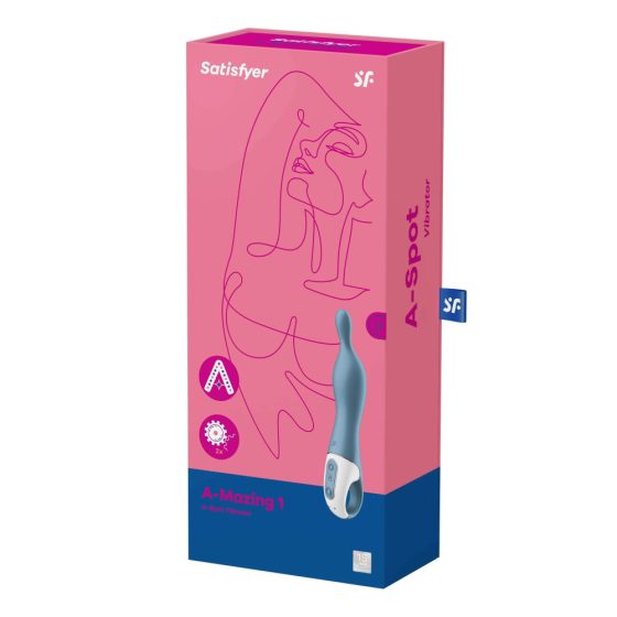 Satisfyer A-Mazing 1 - Rechargeable, A-point vibrator (blue)