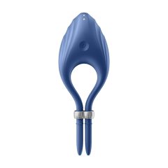 Satisfyer Duelist - rechargeable vibrating penis ring (blue)