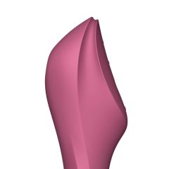   Satisfyer Curvy Trinity 3 - Rechargeable vaginal and clitoral vibrator (red)