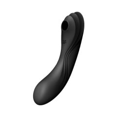   Satisfyer Curvy Trinity 4 - Rechargeable vaginal and clitoral vibrator (black)
