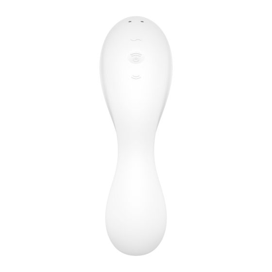 Satisfyer Curvy Trinity 5+ - smart rechargeable 2in1 vibrator (white)