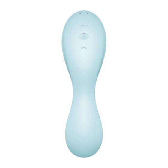 Satisfyer Curvy Trinity 5+ - smart rechargeable 2in1 vibrator (blue)