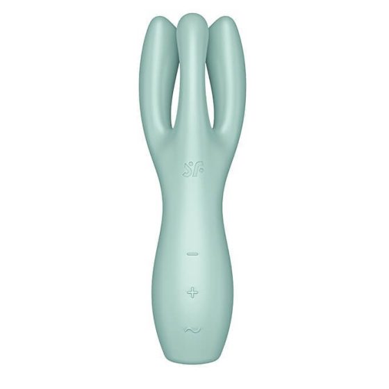 Satisfyer Threesome 3 - rechargeable clitoral vibrator (mint)