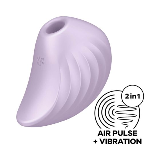 Satisfyer Pearl Diver - rechargeable air clitoral vibrator (viola)