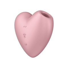   Satisfyer Cutie Heart - cordless clitoral vibrator with airwave (pink)