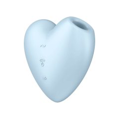   Satisfyer Cutie Heart - cordless clitoral vibrator with airwave (blue)