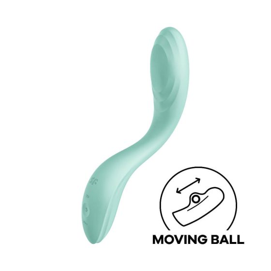 Satisfyer Rrrolling - Rechargeable G-spot vibrator with moving ball (mint)