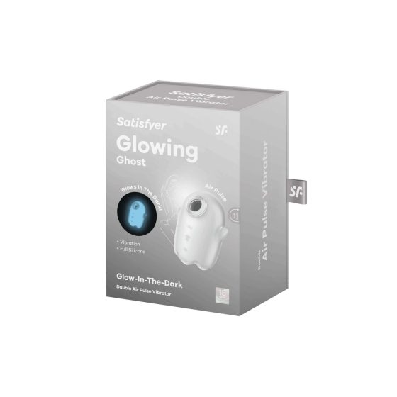 Satisfyer Glowing Ghost - Glowing Airwave Clitoral Irritator (white)