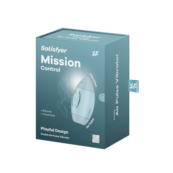 Satisfyer Mission Control - rechargeable air clitoris stimulator (blue)