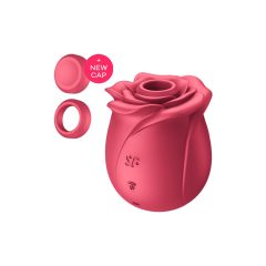   Satisfyer Pro 2 Rose Classic - rechargeable air clitoris stimulator (red)