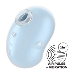   Satisfyer Cutie Ghost - rechargeable, air-wave clitoris stimulator (blue)