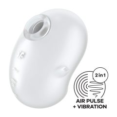   Satisfyer Cutie Ghost - cordless, air-wave clitoris stimulator (white)