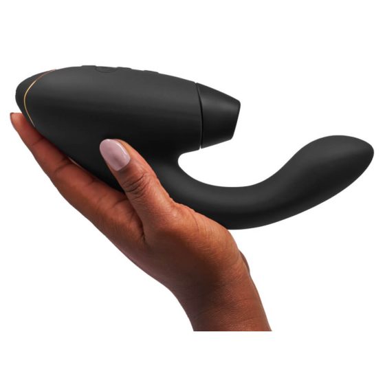 Womanizer Duo 2 - waterproof G-spot vibrator and clitoris stimulator (black)