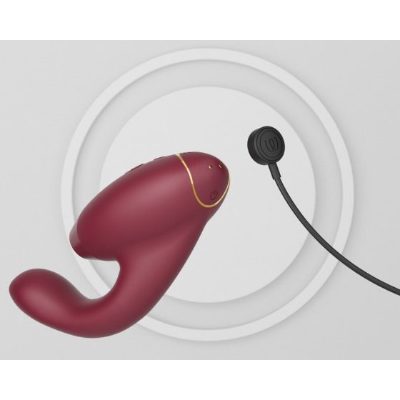 Womanizer Duo 2 - waterproof G-spot vibrator and clitoris stimulator (red)