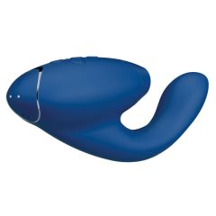   Womanizer Duo 2 - waterproof G-spot vibrator and clitoral stimulator (blue)