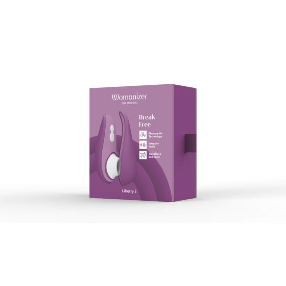 Womanizer Liberty 2 - rechargeable air-wave clitoris stimulator (purple)