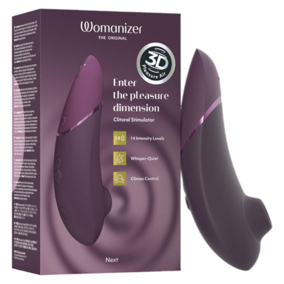Womanizer Next - rechargeable, air-wave clitoral stimulator (purple)