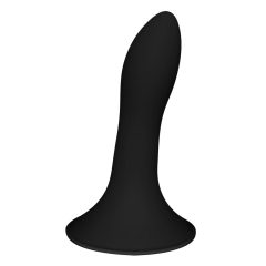 Hitsens 5 - malleable anal dildo with clamp-on base (black)