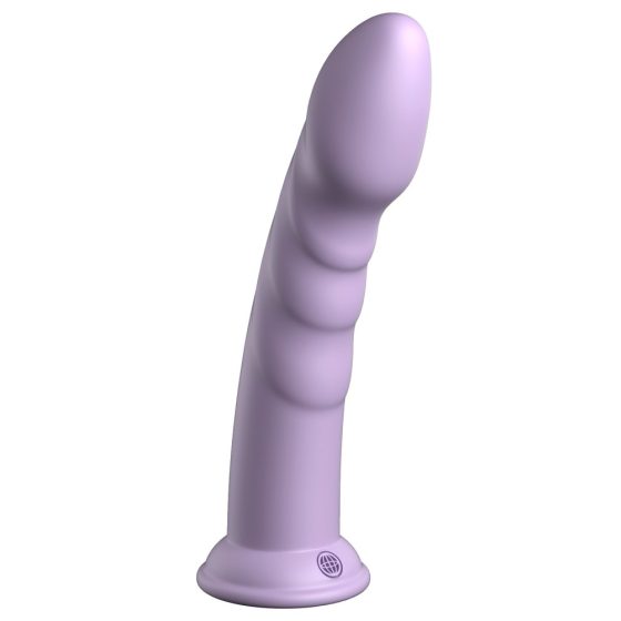 Dillio Super Eight - sticky-fingered acrylic silicone dildo (21cm) - purple