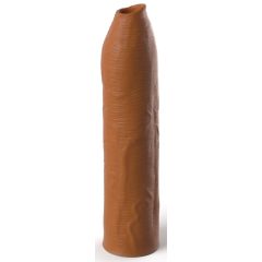   X-TENSION Elite - Tailored penis sheath with open end (dark natural)