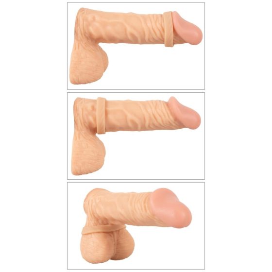 You2Toys 4in1 - Penis and testicle ring set - 2 pieces (natural black)