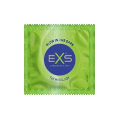 EXS Glow - vegan glow-in-the-dark condom (100 pcs)
