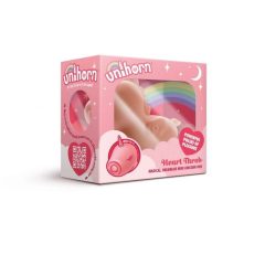   Unihorn Heart Throb - rechargeable, waterproof unicorn clitoris stimulator (pink)