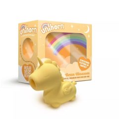   Unihorn Bean Blossom - rechargeable, waterproof unicorn clitoris stimulator (yellow)