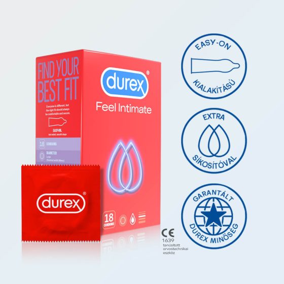 Durex Feel Intimate - thin-walled condom (18pcs)