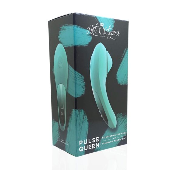 Pulse Queen - rechargeable, waterproof clitoral vibrator (green)