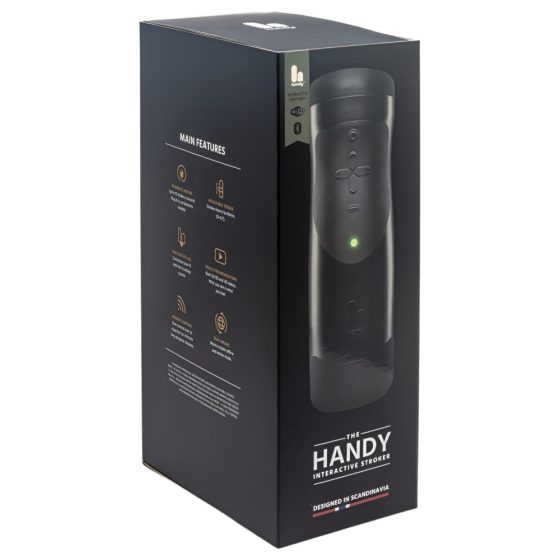The Handy 1.1 - smart, power, VR masturbator (black)
