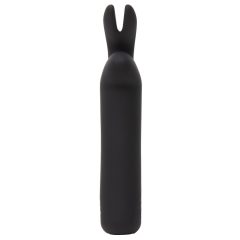   Happyrabbit Bullet - rechargeable bunny stick vibrator (black)