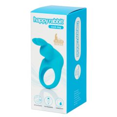   Happyrabbit Cock - Battery operated vibrating penis ring (blue)