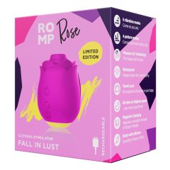 ROMP Rose - rechargeable, air-wave rose vibrator (pink)