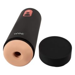   WYNE 08 - Rechargeable, up and down moving masturbator (black)