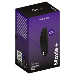   We-Vibe Moxie+ - rechargeable, radio controlled, smart clitoral vibrator (black)