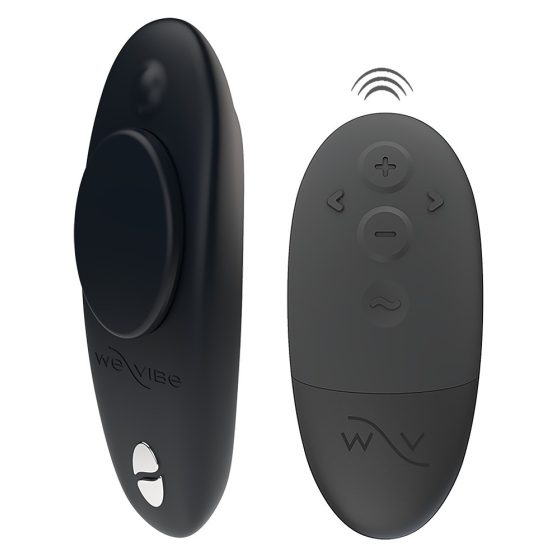 We-Vibe Moxie+ - rechargeable, radio controlled, smart clitoral vibrator (black)