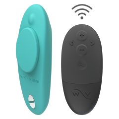   We-Vibe Moxie+ - rechargeable, radio controlled, smart clitoral vibrator (turquoise)