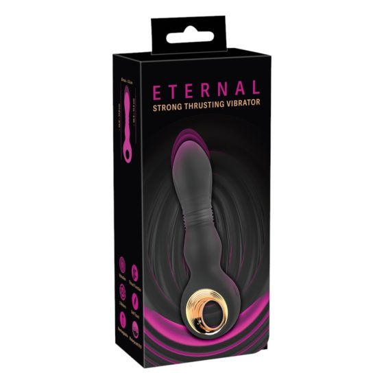 Eternal - powerful thrust vibrator (black)