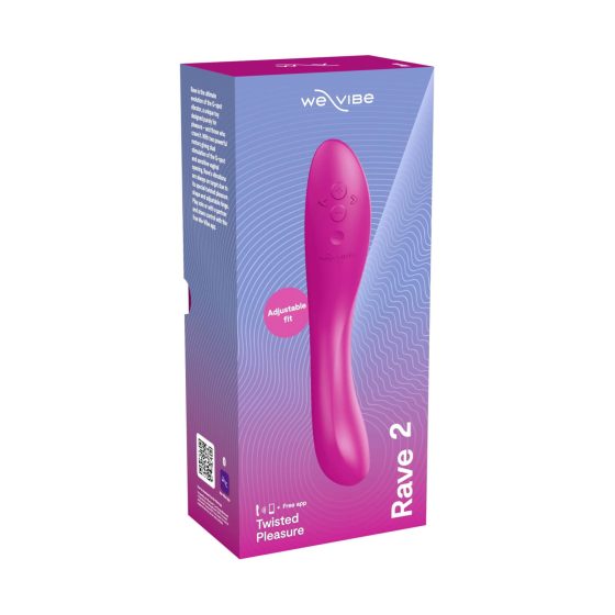 We-Vibe Rave 2 - smart rechargeable G-spot vibrator (pink)