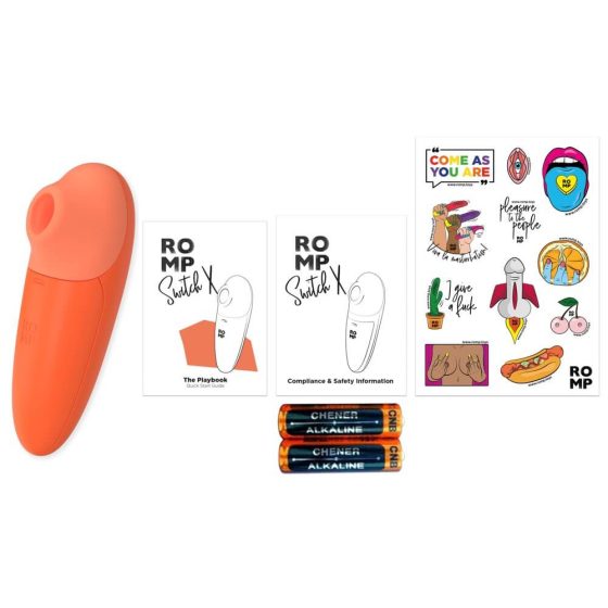 ROMP Switch X - Airwave clitoral stimulator (peach)