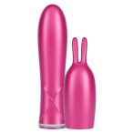   Durex Tease & Vibe - rechargeable rod vibrator with bunny clitoris stimulator (pink)