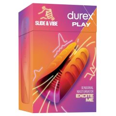   Durex Slide & Vibe - rechargeable, waterproof macro vibrator (pink)