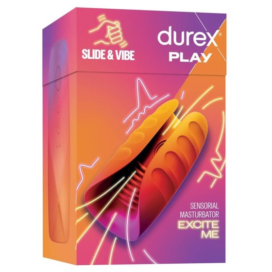 Durex Slide & Vibe - rechargeable, waterproof macro vibrator (pink)