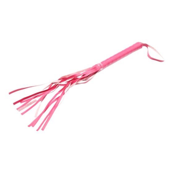 Leatherette whip - pink (42cm)
