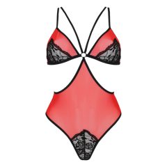 Passion Peonia - body with side cut (red-black)