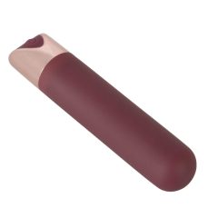   Feel the Magic Shiver - rechargeable pole vibrator (burgundy) - eco pack